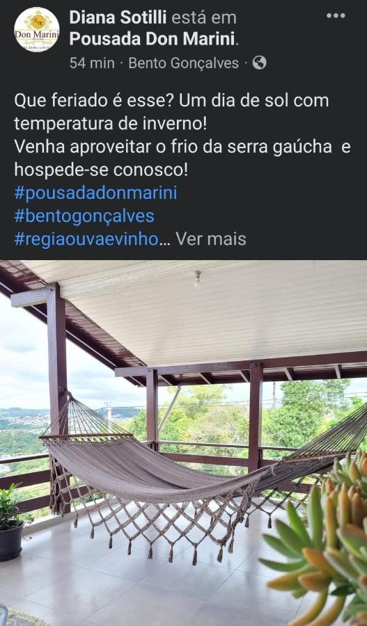 Pousada Don Marini Bento Gonçalves Exterior foto
